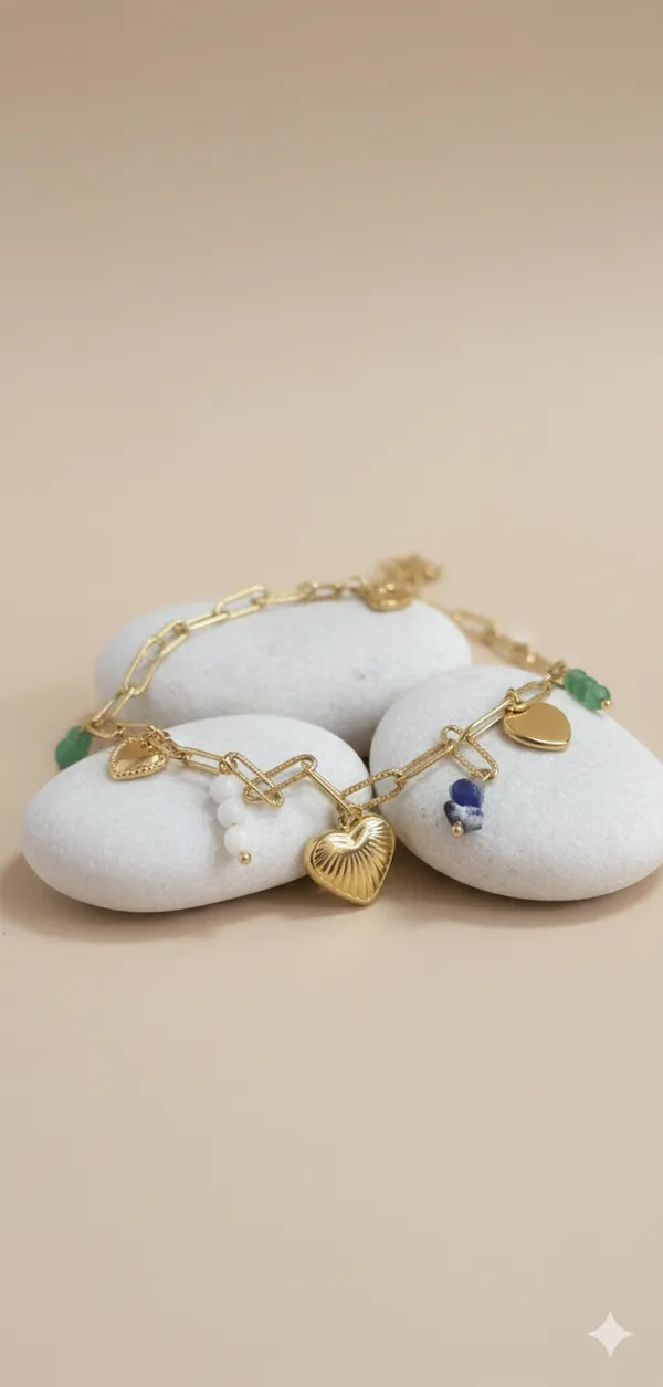 Gold_Plated_Premium_Brass_Base_Metal_&_Glass_Beads_Charm_Bracelet_For_Women