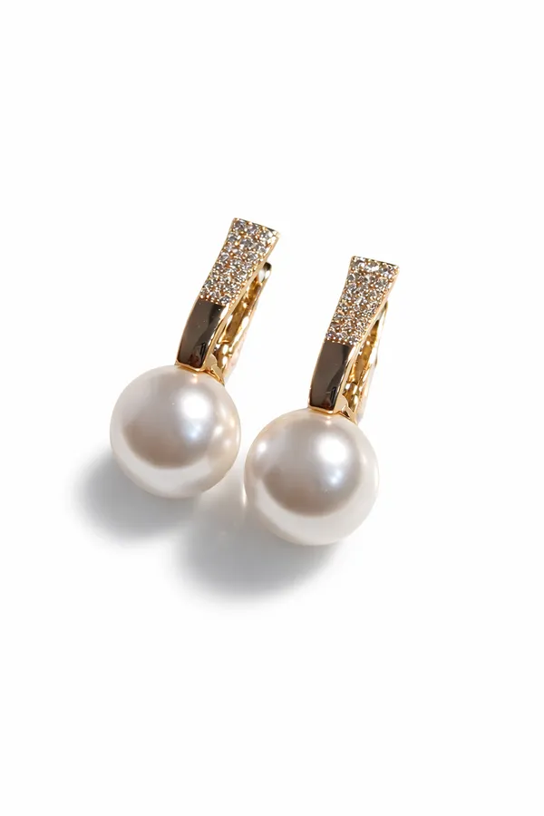 Gold_And_Off_White_Premium_Faux_Pearl_&_Glass_Crystals_Earrings_For_Women