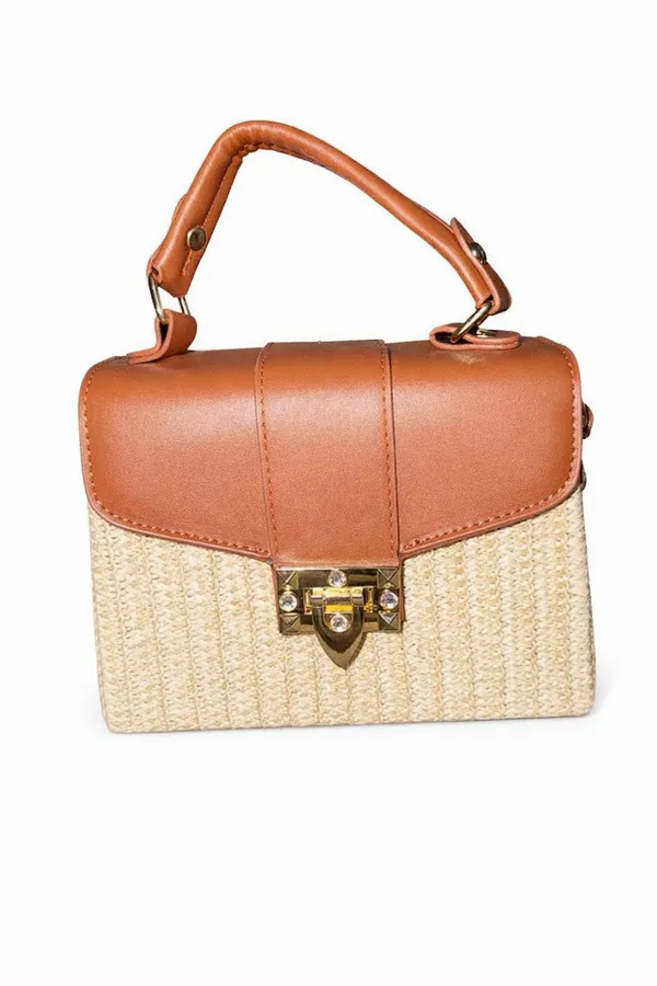 Brown_Artisan_Flap_Purse_For_Women