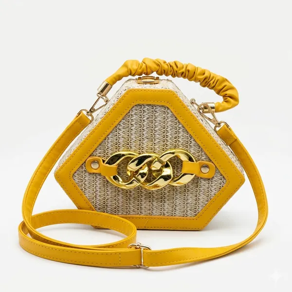 Yellow_Hexa_Luxe_Golden_Chain_Purse_For_Women