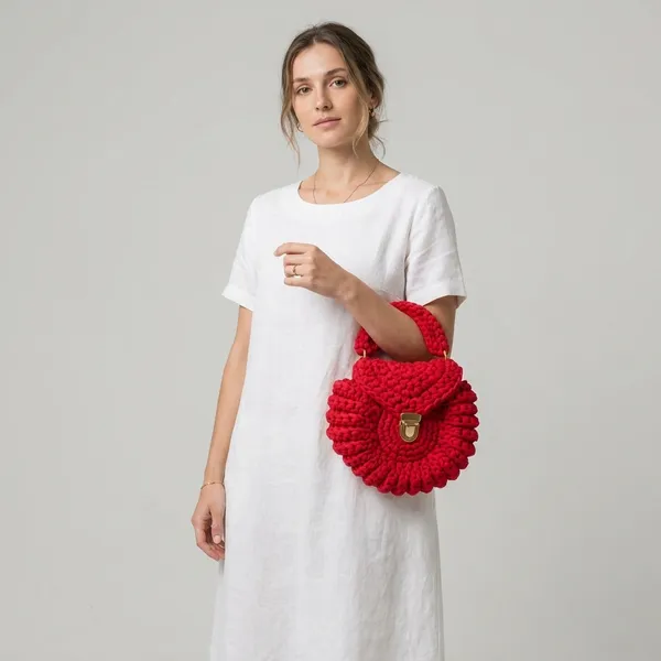 Red_Bold_Bloom_Crochet_Purse_For_Women
