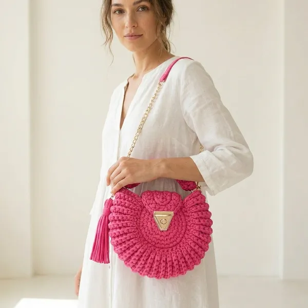 Pink_Bold_Bloom_Crochet_Purse_For_Women