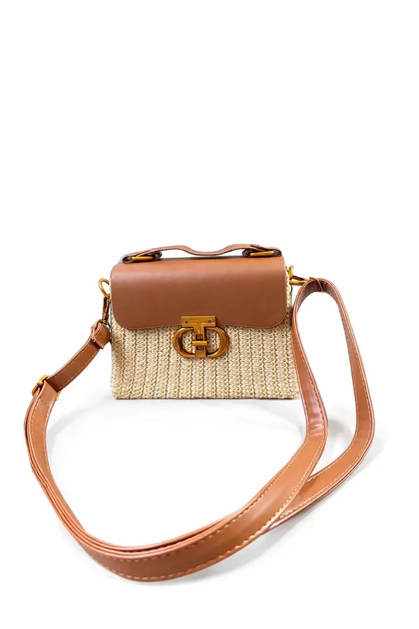 Brown_Golden_Weave_Purse_For_Women