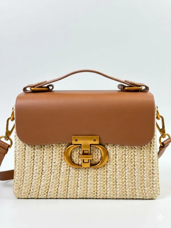 Brown_Golden_Weave_Purse_For_Women