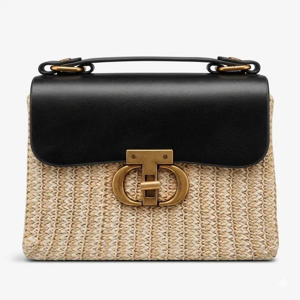 Black_Golden_Weave_Purse_For_Women