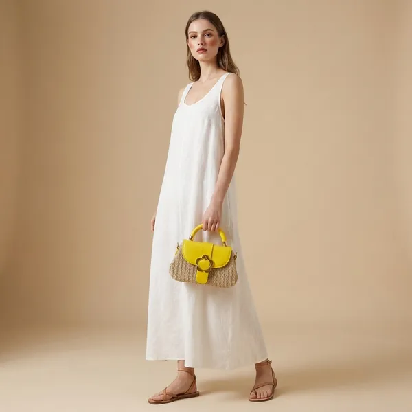 The_Sculpted_Knot_Purse_Yellow