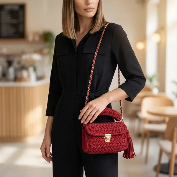Red_Handmade_Croshet_Elegant_Red_Purse_For_Women