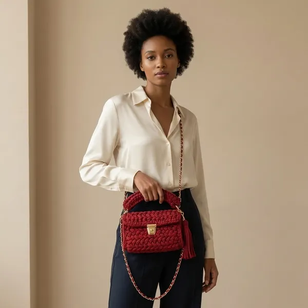 Red_Handmade_Croshet_Elegant_Red_Purse_For_Women