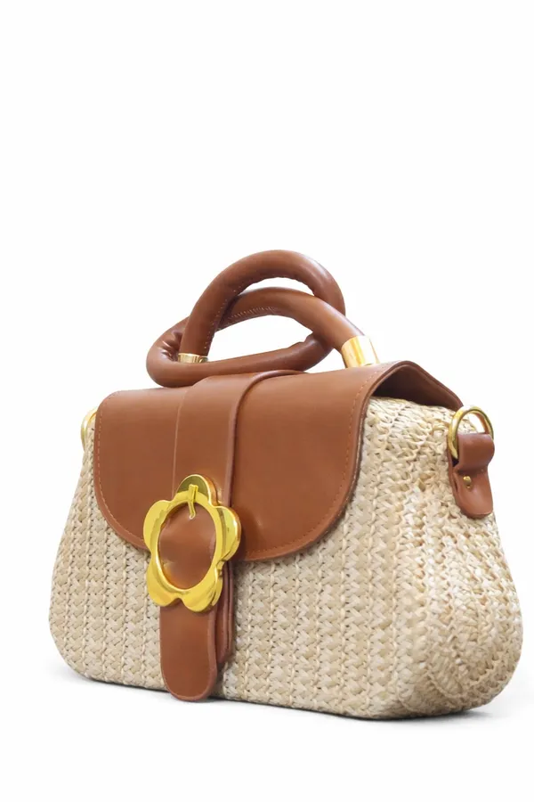 The_Sculpted_Knot_Purse_Brown