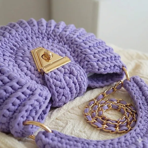 Purple_Bold_Bloom_Crochet_Purse_For_Women