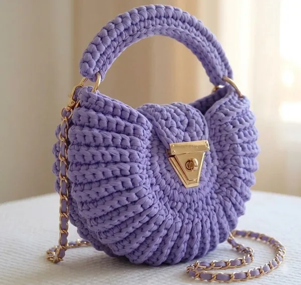 Purple_Bold_Bloom_Crochet_Purse_For_Women