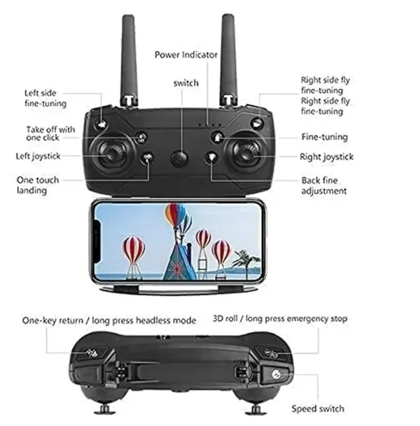 E88_Pro_Mini_Drone_With_4K_Ultra_Hd_Camera,_Wifi_Fpv,_Gesture_Control,_Foldable_Design,_Optical_Flow,_3D_Flips,_Long_Battery_Life,_Portable_Rc_Quadcopter_For_Beginners_&_Professionals_Pack_Of_2