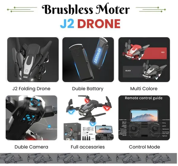 J2_Foldable_Drone_With_Hd_Dual_Camera_|_Remote_Control_Quadcopter_With_Altitude_Hold,_One_Key_Takeoff_&_Landing_|_Multiple_Flight_Modes_Drone_For_Kids_&_Beginners