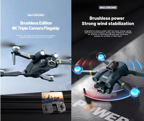 M3_Max_Drone_With_4K_Uhd_Foldable_Drone_With_Fpv_Live_Video,_Brushless_Motor,_Smart_Gestures_Selfie,_Altitude_Hold,_One_Key_Take_Off_,_3D_Flips,_Headless_Mode_For_Kids_And_Adults_Combo_Pack