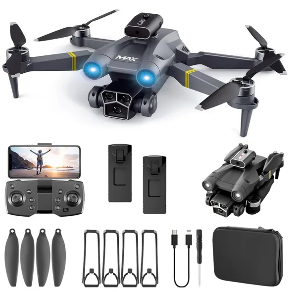 M3_Max_Drone_With_4K_Uhd_Foldable_Drone_With_Fpv_Live_Video,_Brushless_Motor,_Smart_Gestures_Selfie,_Altitude_Hold,_One_Key_Take_Off_,_3D_Flips,_Headless_Mode_For_Kids_And_Adults_Combo_Pack