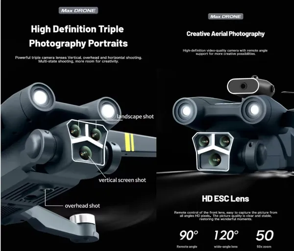 M3_Max_Drone_With_4K_Uhd_Foldable_Drone_With_Fpv_Live_Video,_Brushless_Motor,_Smart_Gestures_Selfie,_Altitude_Hold,_One_Key_Take_Off_,_3D_Flips,_Headless_Mode_For_Kids_And_Adults_Combo_Pack