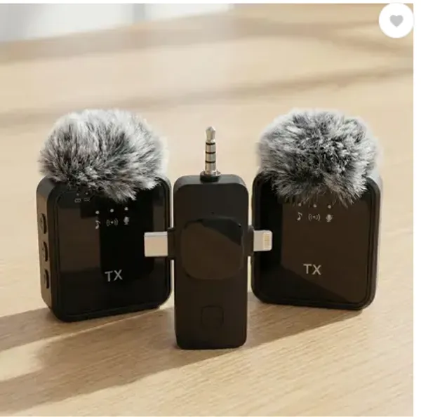 Primate_3-In-1_Wireless_Noise_Reduction_Microphone_For_Smartphone_&_Camera_|_164Ft_Range,_20_Hours_Battery_Life_|_Ideal_For_Youtube,_Vlogging_&_Interviews