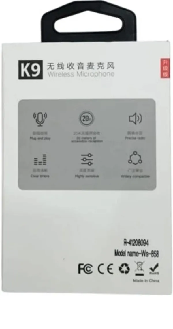 K9_Dual_Wireless_Microphone_(2_Mics)_For_Mobileplug_&_Play_Lavalier_Mic_For_Iphone_&_Android,_Clip_On_Mic_For_Youtube,_Reels,_Vlogging,_Interviews_&_Video_Recording