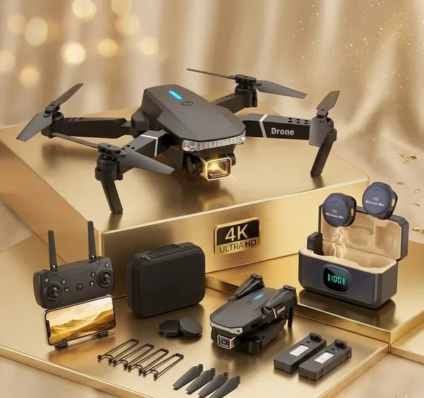 E88_Pro_Mini_Drone_With_4K_Ultra_Hd_Camera,_Wifi_Fpv,_Gesture_Control,_Foldable_Design,_Optical_Flow,_3D_Flips,_Long_Battery_Life,_Portable_Rc_Quadcopter_For_Beginners_&_Professionals_Pack_Of_2