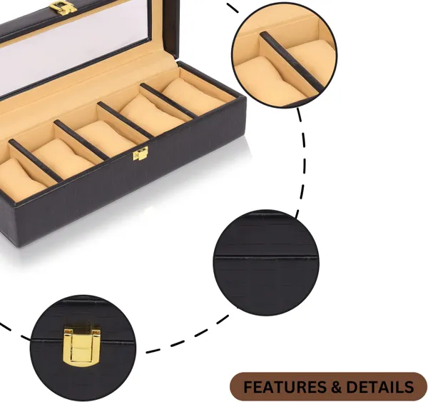 Black_Premium_Leather_Watch_Box_Organizer_For_Unisex