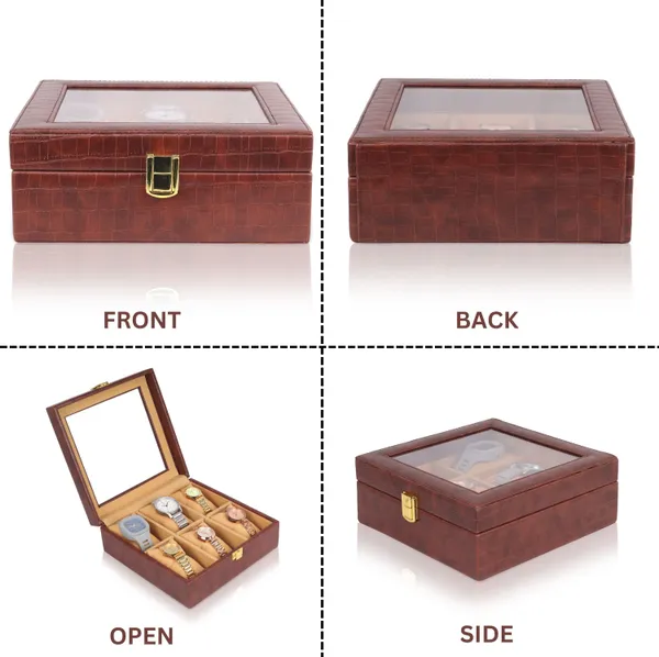 Dark_Brown_Premium_Leather_Watch_Box_Organizer_For_Unisex