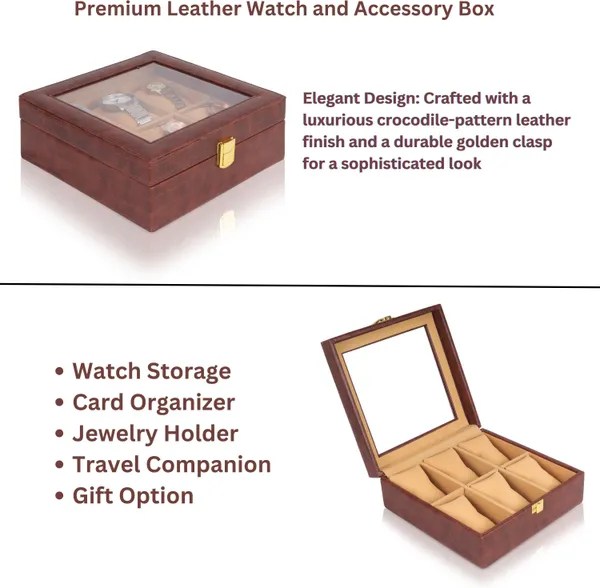 Dark_Brown_Premium_Leather_Watch_Box_Organizer_For_Unisex
