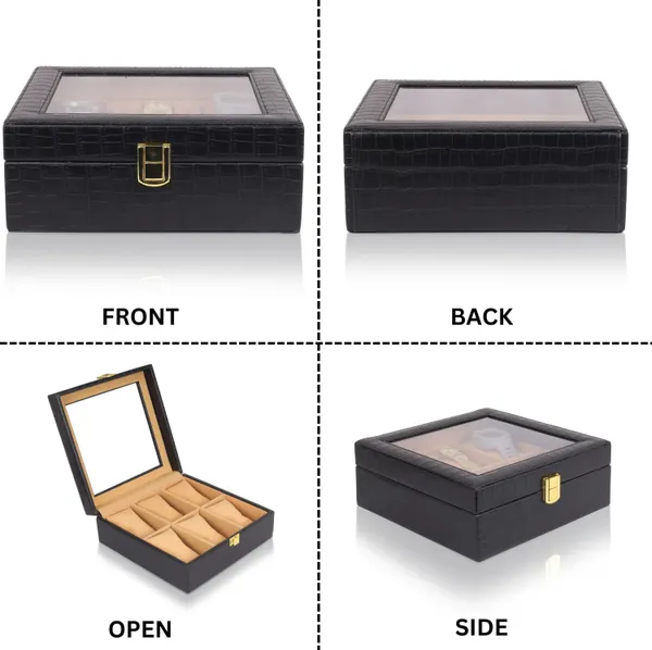 Black_Premium_Leather_Watch_Box_Organizer_For_Unisex