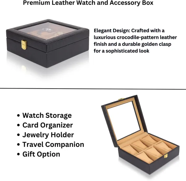 Black_Premium_Leather_Watch_Box_Organizer_For_Unisex