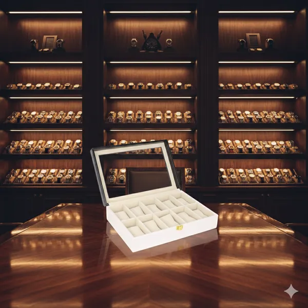 White_Luxury_Wood_Watch_Box_Organizer_For_Unisex