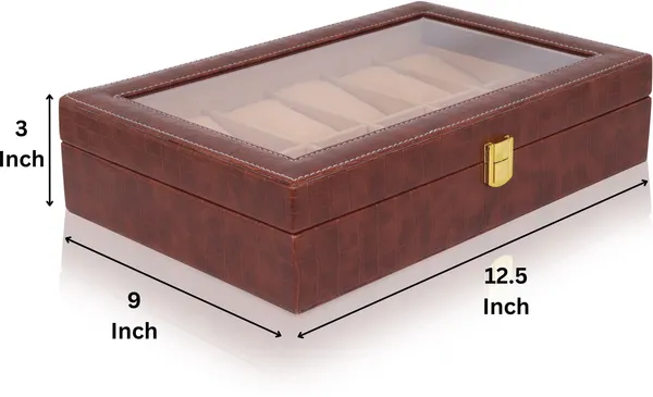 Brown_Premium_PU_Leather_12_Slot_Watch_Box_Organizer_For_Unisex