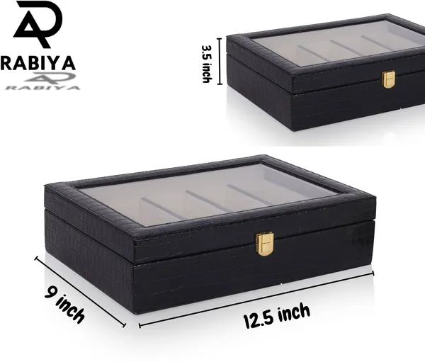 Black_Premium_Pu_Watch_Box_Organizer_For_Unisex