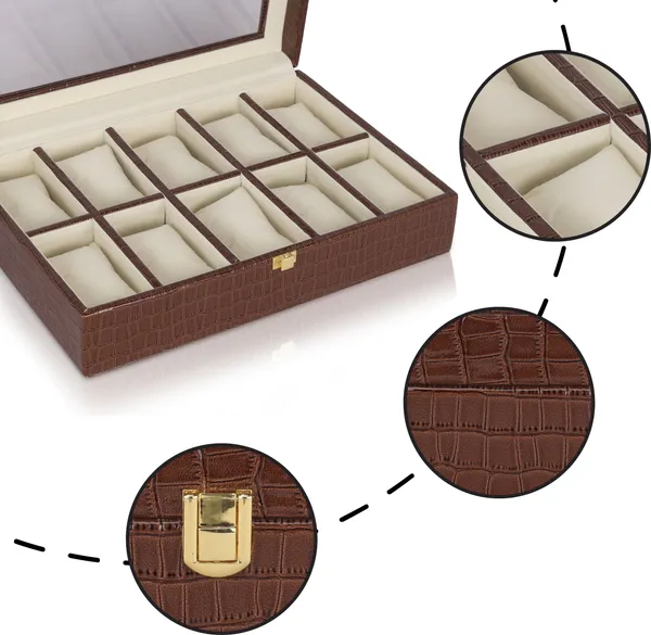 Dark_Brown_Premium_Leather_Watch_Box_Organizer_For_Unisex