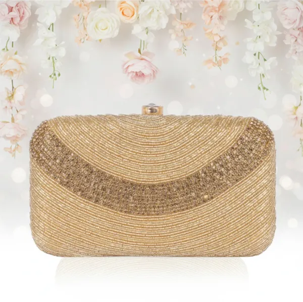 Gold_Solid_Clutch_Bag_For_Women