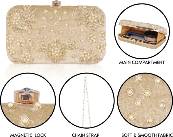 Cream_Embroidered_Clutch_Bag_with_Metal_Clasp_Closure_For_Women