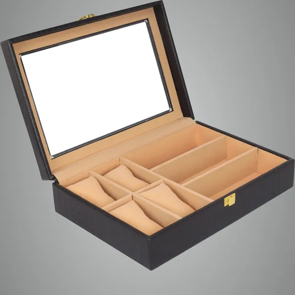 Black_Premium_Pu_Watch_Box_Organizer_For_Unisex