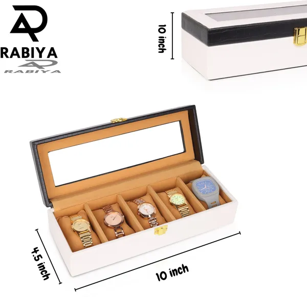 White_-Black_Premium_Leather_Watch_Box_Organizer_For_Unisex