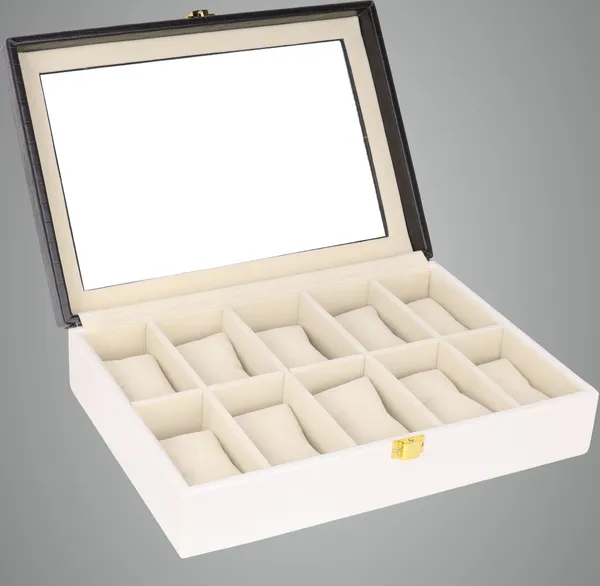 White_Luxury_Wood_Watch_Box_Organizer_For_Unisex