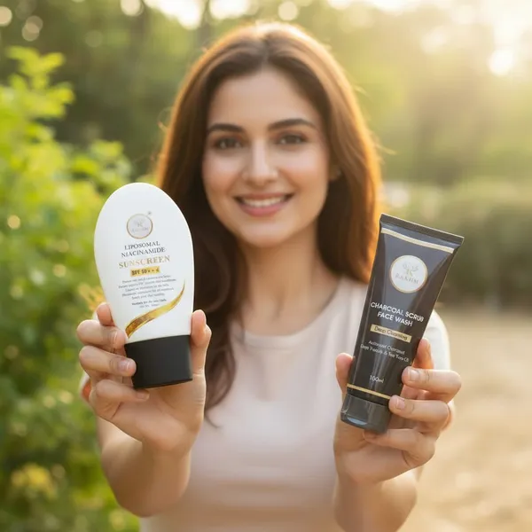 Charcoal_Scrub_Face_Wash_And_Liposomal_Niacinamide_Sunscreen_Pack_Of_2