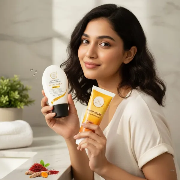 Haldi_Kesar_Ubtan_Facewash_And_Liposomal_Niacinamide_Sunscreen_Pack_Of_2