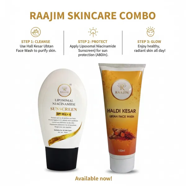 Haldi_Kesar_Ubtan_Facewash_And_Liposomal_Niacinamide_Sunscreen_Pack_Of_2