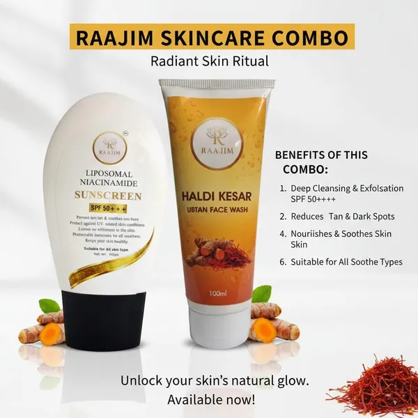 Haldi_Kesar_Ubtan_Facewash_And_Liposomal_Niacinamide_Sunscreen_Pack_Of_2