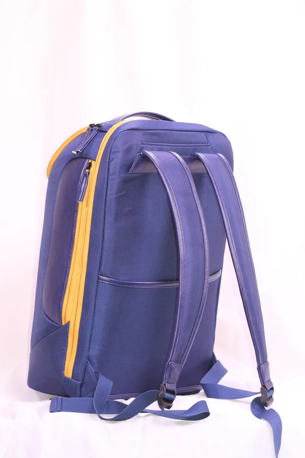 Blue_Polyurethane_Back_Pack_for_Men_&_Women