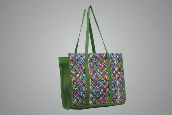 Green_Nylon_And_Hand_Bag_for_Men_&_Women