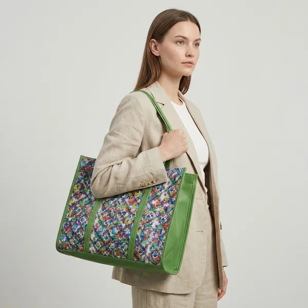 Green_Nylon_And_Hand_Bag_for_Men_&_Women