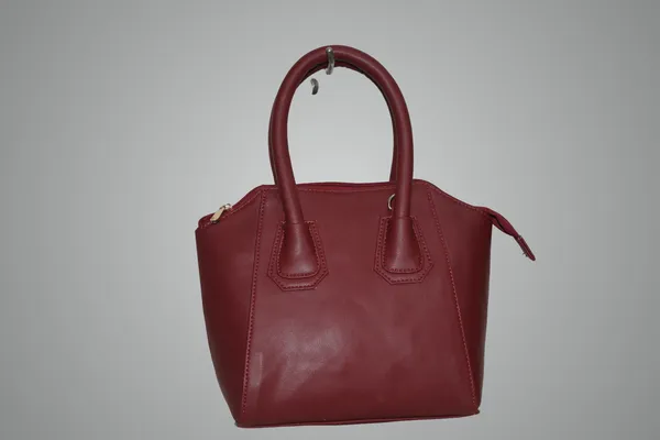 Burgundy_Polyurethane_Hand_Bag_for_Men_&_Women