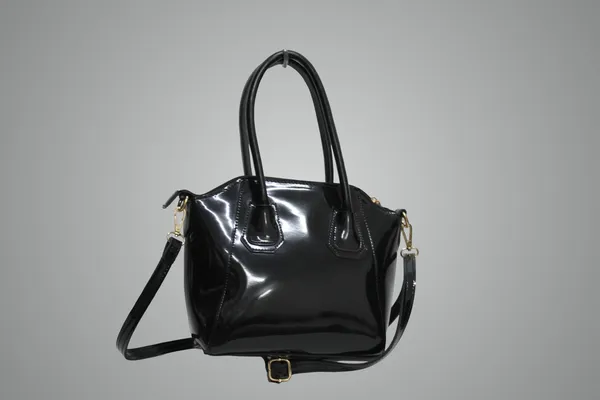 Black_Polyurethane_Hand_Bag_for_Men_&_Women
