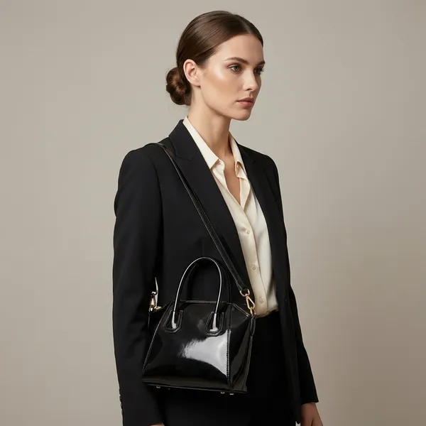 Black_Polyurethane_Hand_Bag_for_Men_&_Women