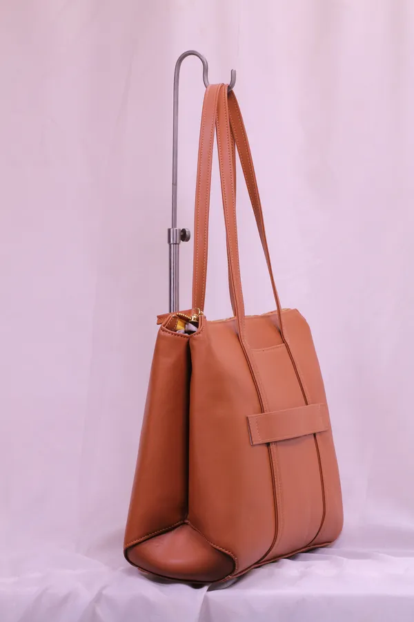 Tan_Polyurethane_Hand_Bag_for_Men_&_Women