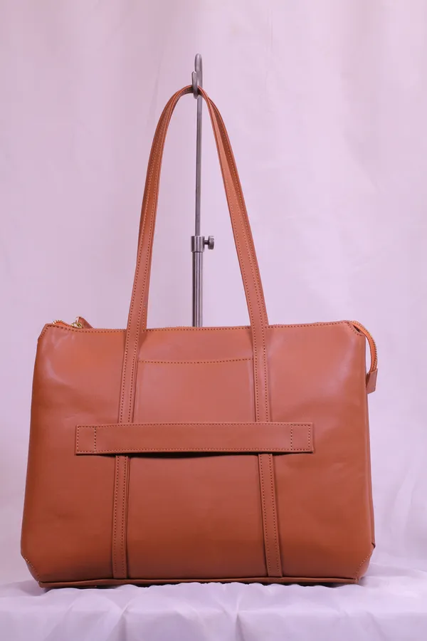 Tan_Polyurethane_Hand_Bag_for_Men_&_Women