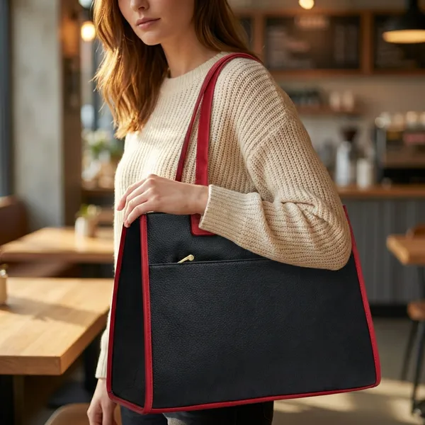Black_Polyurethane_Hand_Bag_for_Men_&_Women